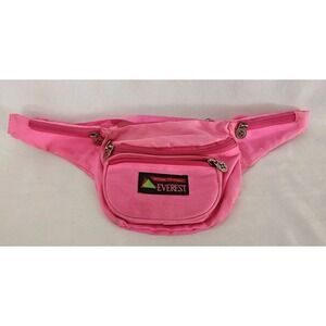 Vintage‎ Everest Hot Pink Fanny Pack Bag Original Hip Waist Pack Made in Korea